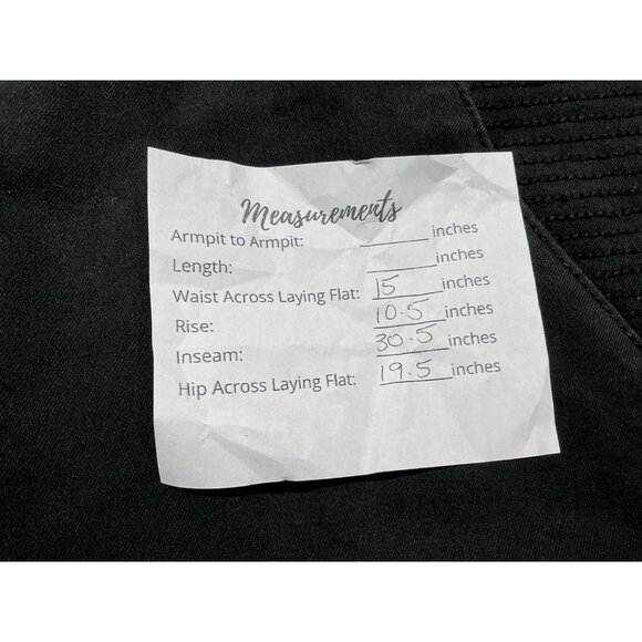French Dressing Jeans Size 10 Olivia Wide Leg Black Half Seam - Picture 9 of 9